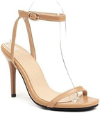 Womens Large Size High Heel Sandals Ankle Buckle Stiletto Open Toe Wedding Party Dress Shoes