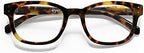 eyebobs - Biff (Wide) | Premium Reading Glasses for Men and Women | Square Frame for Wide Faces | Available in 0.0x - 4.0x