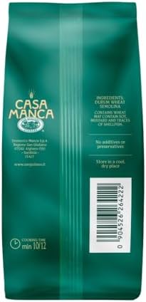 San Giuliano Casa Manca Toasted Fregola Semolina Pasta, 1.1 Pound