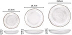 Fruit Bowls Glass Fruit Plate Living Room Home Coffee Table Simple Salad Bowl Snack Candy Dish Snack Plate fruit basket (Color : A, Size : L)