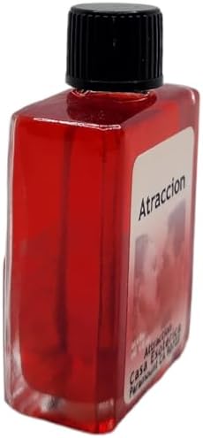 Attraction (Atraccion Aceite) Spiritual Anointing Oil by CASA ESOTERICA MAGICK SPACE - Draw Positive Energy - Increase Love, Money & Success-0.5 FL OZ (1 Pack)