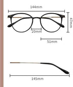 Clear Vision Eyeglasses Anti Eyestrain Computer Readers Oversized Reading Glasses Anti Blue Light Flat Light Mirror