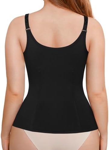 LODAY Waist Trainer Corset for Women Tummy Control Sport Workout Body Shaper Black