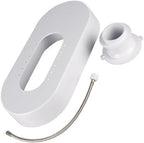 Toilet Riser - 3.5" High Toilet Riser Base for Handicap and Elderly, Extra Tall Toilet Seat Elevator, 500 lb Capacity, Easy Install Toilet Seat Riser, Compatible with Standard Toilets
