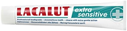 LACALUT Extra Sensitive Toothpaste, Repair & Protect Sensitive Teeth - Cavity Prevention & Stain Removal 2.5 Ounces