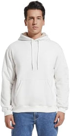 Gesean Men's Cotton Fleece Pullover Hoodie Long Sleeve Hooded Sweatshirt with Kangaroo Pocket