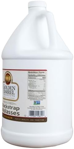 Golden Barrel Bulk Unsulfured Blackstrap Molasses Jug (128 Fl Oz)