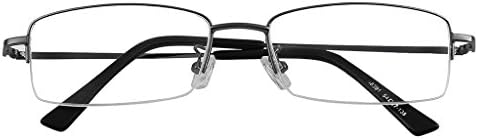 Readers Half Rim Mens Womens Reading Glasses (+0.50 to +6.00 Strengths)