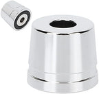 Dioche Safety Base Holder Wide Opening Alloy Universal Men Shaving Brush Drying Stand Safety Holder Large Opening Large Diameter Alloy Men's Shaving Holder
