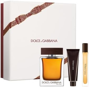 The One by Dolce and Gabbana for Men - 3 Pc Gift Set 3.3oz EDT Spray, 0.33oz EDT Spray (Mini), 1.69oz Shower Gel