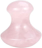 2pcs Natural Mushroom Shape Hot Stones Massage Tool for Face Body Acupoint Pressure Relief