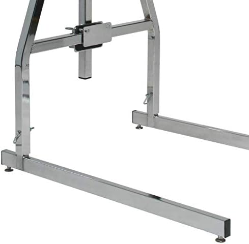 Lumex 2940B Versa-Helper Trapeze Bar for Bed Mobility, Chrome, Medical Assist Handle With Floor Stand
