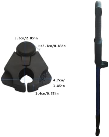 Walking Cane Holder Walking Stick Holder Clips Bracket Clamp Rest Hook for Lightweight Aluminum Walking Canes Offset Folding Cane Hang Your Cane to Table Top Desk Counter