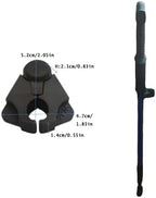 Walking Cane Holder Walking Stick Holder Clips Bracket Clamp Rest Hook for Lightweight Aluminum Walking Canes Offset Folding Cane Hang Your Cane to Table Top Desk Counter