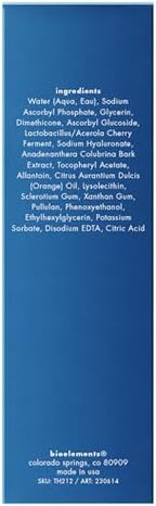 Bioelements vc10 Daily Glow - 1 fl oz - Glow-Getting Serum with Triple-Sourced Antioxidant 10% Vitamin C - All Skin Types - Vegan, Gluten Free