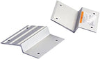 MaxxHaul Aluminum Ramp Top Kit 2 Pack Turns 2x8 Boards into Utility Loading Ramps 1400 lb Capacity with Non‑Skid Surface and Tailgate Protective Pads (80439)