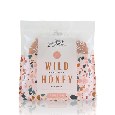 Honeycomb's Professional Hard Wax, All-Purpose, No Strips Needed, Solid Wax Honey Smooth Texture, Easy Removal, Peel-Off Wax (Wild Honey, 35.2 Ounce (Pack of 1))