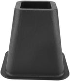 Pongnas Black Furniture Raisers Elephant Feet Design Set of 4 Desk Table Chair Lifters Increase Storage Space Mobility Support