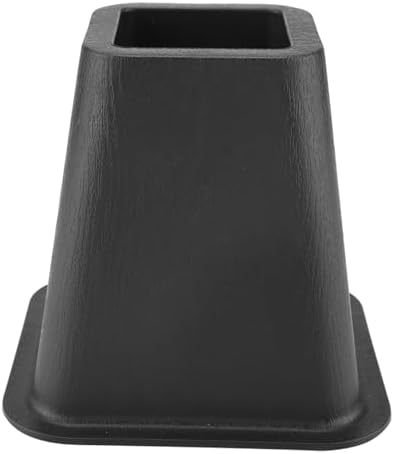 Pongnas Black Furniture Raisers Elephant Feet Design Set of 4 Desk Table Chair Lifters Increase Storage Space Mobility Support