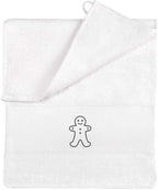 Azeeda 'Gingerbread Man' Flannel/Guest Towel (TL00093980)