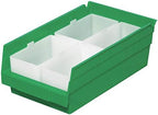 Akro-Mils 30102 Plastic Bin Cup Storage for Sorting Small Parts In Shelf Bins, (2-3/4-Inch x 5-Inch x 3-Inch), White, Case of 24