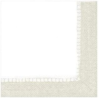 Entertaining with Caspari Linen Natural, Cocktail Napkin, Pack of 20