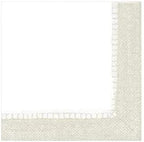 Entertaining with Caspari Linen Natural, Cocktail Napkin, Pack of 20