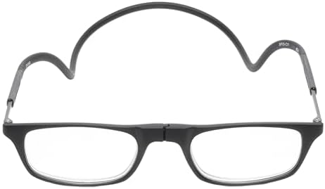 Calabria SP03 Snap Magnetic Reading Glasses Men Women Front Connect Adjustable Temples Eyeglass Around Neck Hanging Readers