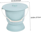 Deodorant Spittoon with Lid 10.82 Inch Portable Lightweight Chamber Pot Sealed Urinal Pot for Adults Children Pregnant Women Elderly Bathroom Safety Aid
