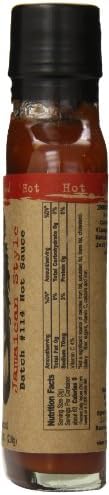 Jamaican Style Hot Sauce - 7oz Bottle - Made in USA - All Natural Ingredients, Non-GMO, Gluten-Free, Sugar-Free, Vegetarian, Keto