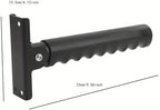 Doorway Flip Up Grab Bar - 9" Auxiliary Support Grip Handle, 300 LBS Weight Capacity Stair Assist Handrail, Anti-Slip Design for Elderly Handicap, Easy Installation Home Safety Aid