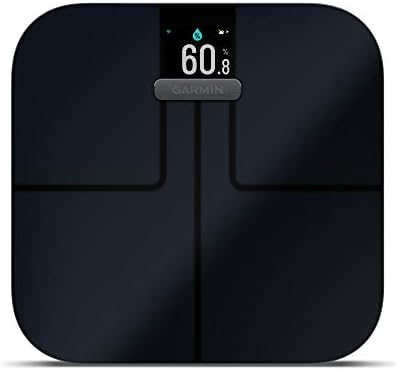 Garmin Index S2, Smart Scale with Wireless Connectivity, Measure Body Fat, Muscle, Bone Mass, Body Water% and More, Black (010-02294-02)