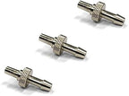 3PCS Metal NIBP Cuff Connector, BP05 Blood Pressure Monitor Cuff Connector, Air Hose Adapter