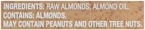 MaraNatha Natural Creamy Raw Almond Butter, 16 Ounce Jar