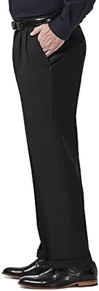Haggar Men's Premium Comfort Classic Fit Pleat Front Pant Reg. and Big & Tall Sizes