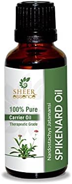 Spikenard Oil -(Nardostachys Jatamansi)- Essential Oil 100% Pure Natural Undiluted Uncut Therapeutic Grade Oil 1.69 Fl.OZ
