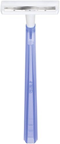 BIC Twin Lady Sensitive Razors, Disposable Razors with Two Blades for a Smooth and Precise Shave, Pack of 15