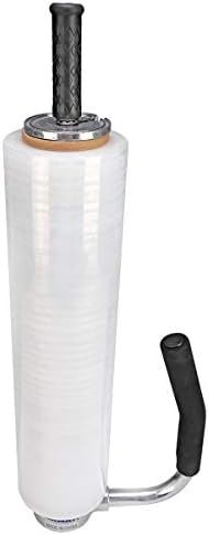 shrink wrap handle,Industrial Stretch Film Dispenser including Film Cutters,Suitable for 11" to 21.5" film height Pallet Wrap.Top Quality Stainless Steel, Tough, Durable