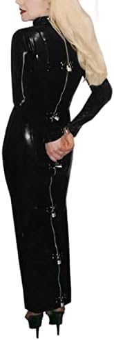 Lockable Costume Lockable Dress Bag Wear Male Women Night Club Wear,Black,S