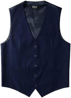 JEMITOP Men's Classic Slim Fit Dress Vest Formal Wedding Prom Tuxedo Suit Vest with Pocket
