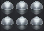 FCS Pack of 6 Click Dome for Siemens Signia RIC, Click CIC & Click ITC Hearing Aid (10mm Closed).