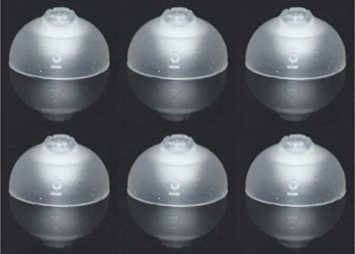 FCS Pack of 6 Click Dome for Siemens Signia RIC, Click CIC & Click ITC Hearing Aid (10mm Closed).