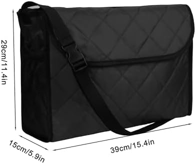 Wheelchair Bag,Wheelchair Backpack Bag for Most Electric, Manual Wheelchairs or Mobility Scooters,Large Tote Accessory to Hang on Back,for Handicap, Seniors (Black)