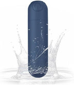 Percussion Handheld Electric Back Massager - Rechargeable&Waterproof Handheld Deep Tissue Neck Back Massager for Shoulder (Blue)