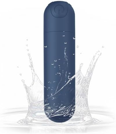 Percussion Handheld Electric Back Massager - Rechargeable&Waterproof Handheld Deep Tissue Neck Back Massager for Shoulder (Blue)