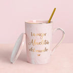 Cabtnca La Mejor Abuelita Del Mundo Mug, Christmas Mothers Day Gifts for Grandma, Abuela Gifts In Spanish, Regalos Para Abuelita, 14Oz