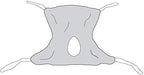 Drive Medical Full Body Patient Lift Sling, Mesh with Commode Cutout, Large