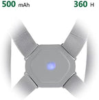 Generic Smart Posture Corrector for Women Men Kids, Electronic Posture Reminder with Sensor Vibration, Adjustable Upper Back Brace Straightener for Hunching - 200mAh Battery