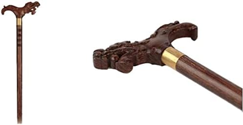 Canes Solid Wood Chicken Wings Sizes Cane Walking Stick Head The Dragon Supplies Old Gifts Walker Crutch Solid Wood Cane Old Man Wooden Elderly Crested Head Faucet Crutch Innovate