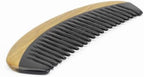 Onedor Buffalo Horn Handmade Sandalwood Hair Combs - Anti-Static Scented Natural Detangler Wooden Combs (Oval Wide Tooth)